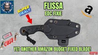 An EDC Fixed Blade on a BUDGET! The Amazon Flissa 7" Fixed Blade!