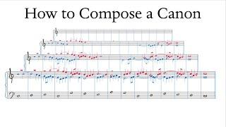 How to Compose a Canon || Imitative Counterpoint 1