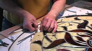 Stained Glass Artist Creates a Custom Window for Victorian Era House Near Boston