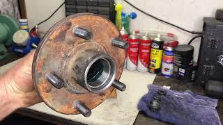 Trailer Hub Inspection, Marine Seal Instal And Wheel Bearing Adjustment