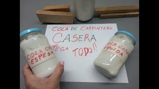 Cola de Carpintero CASERA  Economica, No Tóxica y Resistente" #DIY #PegamentoCasero #HazloTúMismo