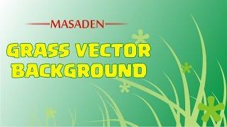 How to Draw simple grass vector background in Coreldraw