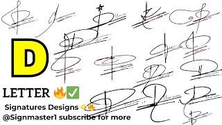 D Letter Name Signatures - The Most Stylish & Creative Signatures