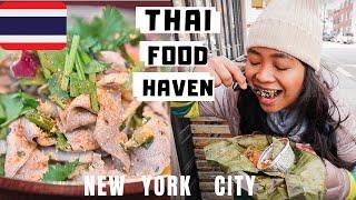 NYC's BEST THAI Food? Eating Thai Food in New York's Thai Town (Part 2)