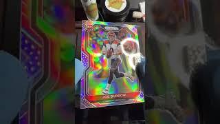 Joe Burrow Silver Prizm Football Card Clean Up