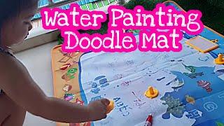 Water Painting Doodle Mat | Water Drawing Mat with Magic Pen | Non-Toxic Drawing Mat for Kids