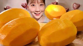 ASMR Mango 3kg【Mukbang/ Eating Sounds】【English subtitles】