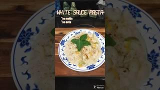 No maida,no starch White pasta |Italian 'pasta bianco'|Macaroni Pasta |Cheesy Pasta#shorts #food