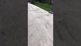Hpi racing savage xs flux doing some donuts with 3s lipo power
