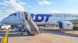 TRIP REPORT - Belgrade to Warsaw - LOT Polish Airlines Embraer E190AR