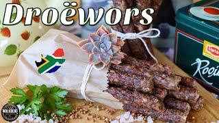 How to make Traditional Beef Droëwors Recipe | South African air-dried sausage | Traditional Recipes