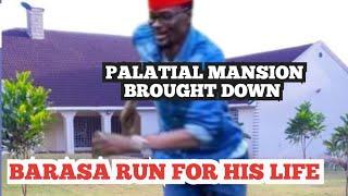 Angry Kimilili Residents Bring Down Didmus Parasa's Palatial House