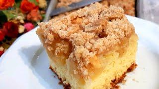 Apple crumble, apple cake, easy to make and delicious.