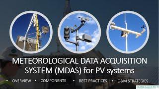 Solar Photovoltaic (PV)  Power Plant Meteorological Data Acquisition System