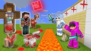 BLOOD Cross Herobrine.exe vs Most Security Best Build in Minecraft!