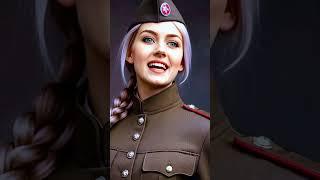 Beautiful Military Officer Singing "KATYUSHA" #militarywoman
