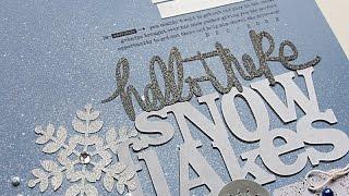 Kerri Bradford Studio | Hello There Snowflakes Layout