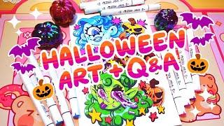 Growing on social media, my art inspirations & more  Halloween art + Q&A 