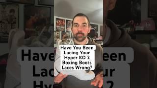 Have you been lacing your Nike Hyper KO 2 Boxing Boots laces the wrong way all this time!? 