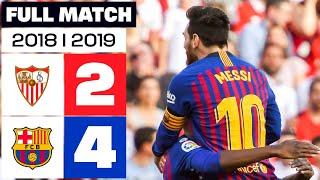 Sevilla FC - FC Barcelona (2-4) LALIGA 2018/2019 FULL MATCH