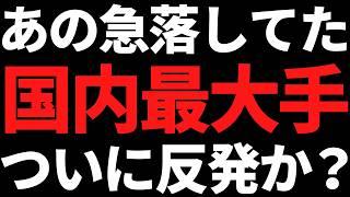 35％急落したニッチトップ高配当株ついに反発開始？