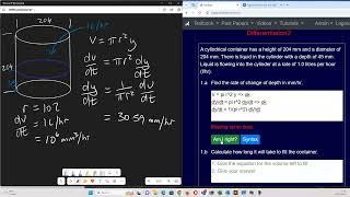 This video shows you how to answer question 1 in the tutorial on applied differentiation in Babbage.