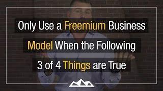 Freemium SaaS: The 4 Rules For Creating A GREAT Business Model & Product