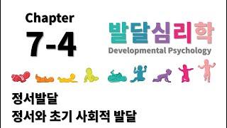 [발달심리학] Chapter 7-4. 정서발달_정서와 초기 사회적 발달