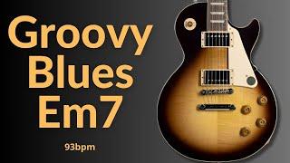 Easy Groove Blues Guitar Backing Track in E Minor l Ultimate Groove Session