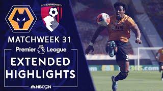 Wolves v. Bournemouth | PREMIER LEAGUE HIGHLIGHTS | 6/24/20 | NBC Sports