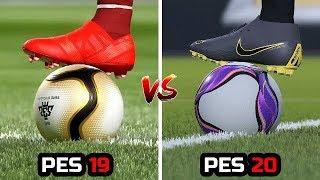 PES 19 VS PES 20 - 4K Gameplay Comaprison