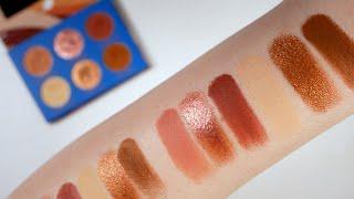 Nomad Cosmetics NOMAD AIR ABU DHABI ZAYED AUH PALETTE Live Swatches