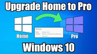 How to upgrade Windows 10 Home to Pro