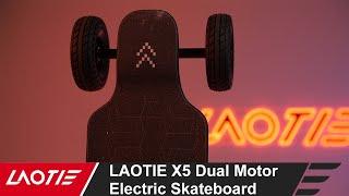 LAOTIE X5 1650W*2 36V 7.5AH 10S3P Dual Motor Electric Skateboard