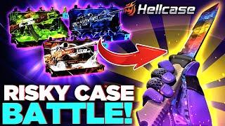 RISKY CASE BATTLE ON HELLCASE !! ?! HELLCASE PROMO CODE 2024 ! HELLCASE CASE OPENING !