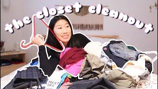 EXTREME CLOSET CLEANOUT 2021 *decluttering & organizing my entire closet*  | Annette Lam