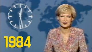 ARD Tagesschau 00:24 Uhr mit Dagmar Berghoff und Sendeschluss (13.08.1984)