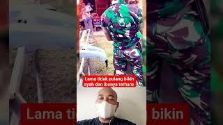 Momen TNI Pulang buat  ayah dan ibunya terharu bahagia