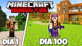 SOBREVIVI 100 DIAS NO MINECRAFT HARDCORE