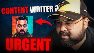 Need Content Writers ️ For Main Channel | Vibe With Goldy