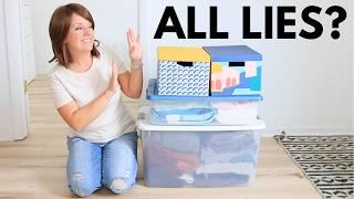 The 13 BIGGEST Decluttering Lies