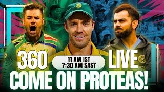#SAvsIND: 'Come On Proteas!'  360 LIVE  #T20WorldCupFinal