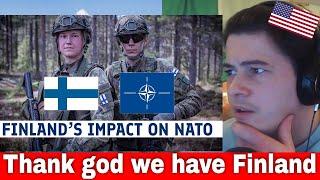 American Reacts Finland's  impact on NATO
