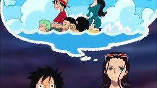 Robin and Luffy can’t swim || One Piece