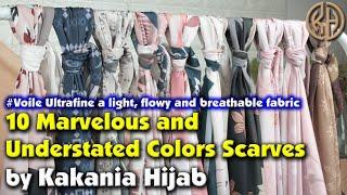 10 Marvelous and Understated Colors Scarves by Kakania Hijab - Voile Ultrafine Fabric