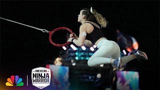 Katie Bone Finishes Stage 1 | American Ninja Warrior Women's Championship | NBC