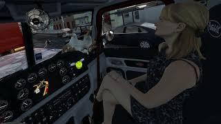 4K ATS - Peterbilt - 98 - MEXICO. AMAZING ROAD! - VR VALVE INDEX /2160`60 fps