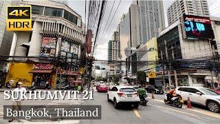 4K HDR| Walk around Sukhumvit Soi 21(Asok Montri Road)| September 2022| Bangkok| Thailand