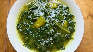 Kashmiri sabz Haakh|Bhatt Haakh|kashmiri Saag|Pandit style Saag|kashmiri style  collard greens.