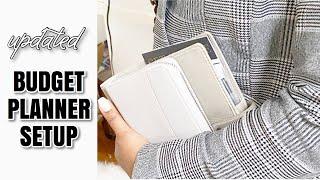 UPDATED Budget Planner Setup | Filofax Malden Stone Grey | At Home With Quita